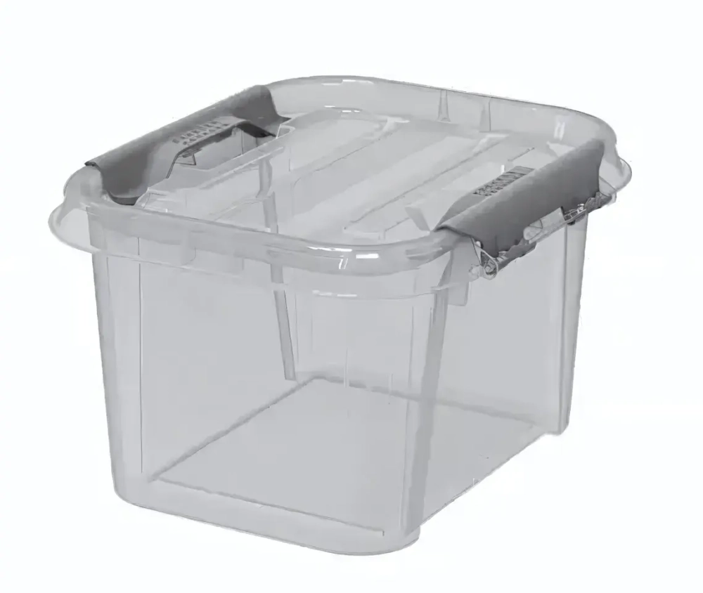 Контейнер универсальный с крышкой для хранения «ПРОФИ КОМФОРТ», прозрачный, 22*18,5*13,5см, 3л