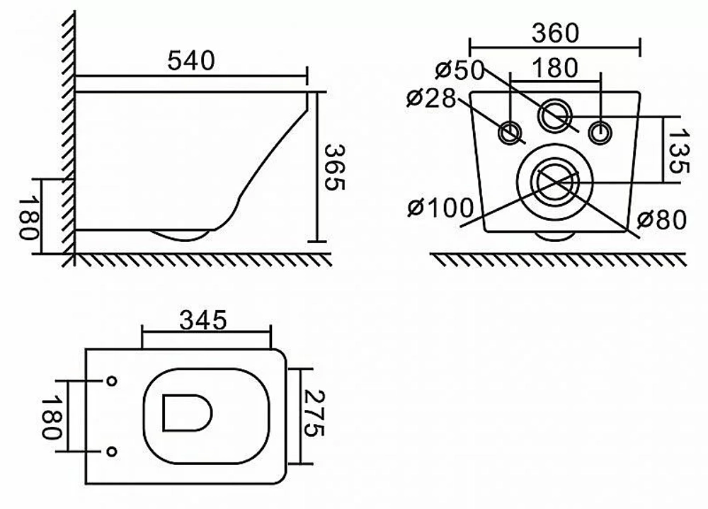 Унитаз подвесной BelBagno SELA BB3201CHR безободковый, с крышкой микролифт, с инсталляцией и кнопкой