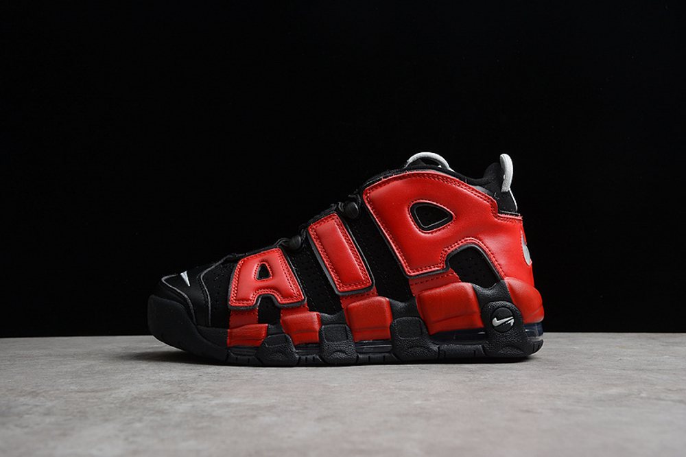 Купить в Москве кроссовки Nike Air More Uptempo Alternates Split Navy Red