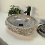 Раковина из мрамора Erozy Grey EM-64236 (50*40*15)