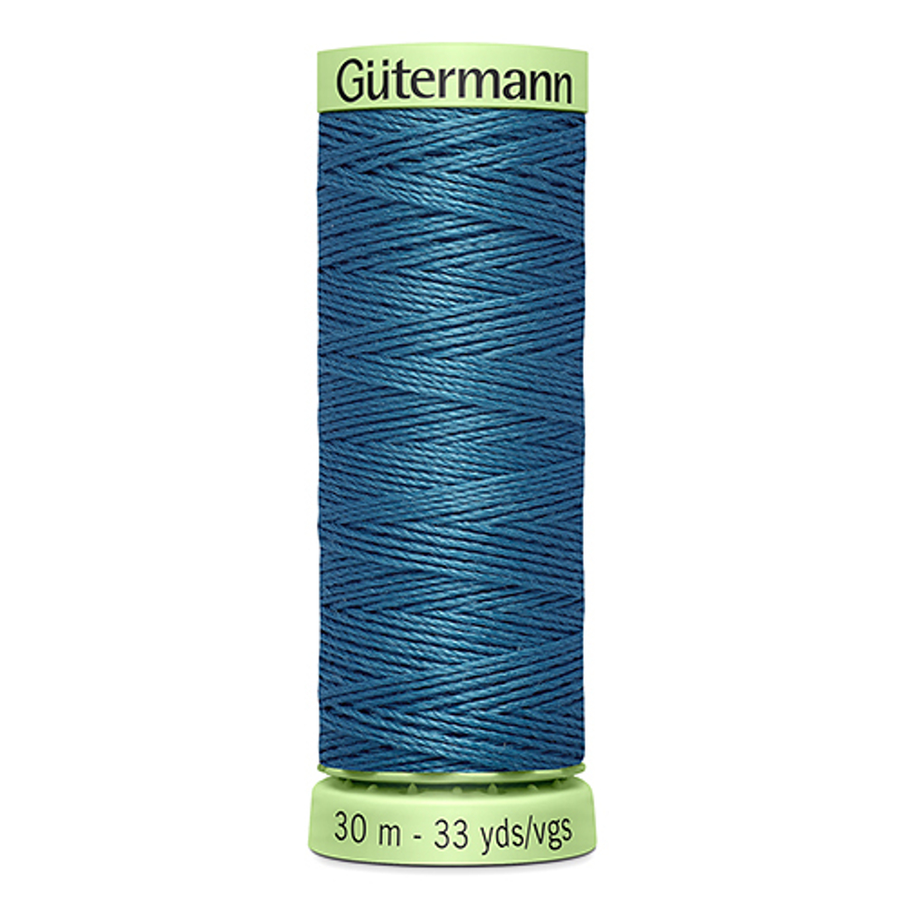 Нить Top Stitch 30/30 м для декоративной отстрочки, Gutermann, 903 серо-бирюзовый