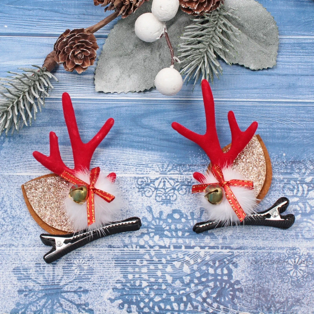 Зажим для волос карнавальный «Звон бубенчиков» 5*7 см (набор 2 шт)