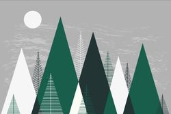 Обои горы минимализм