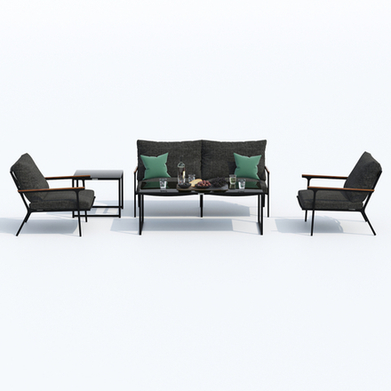 Лаунж зона ФЕСТА маренго с двухместным диваном