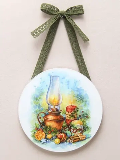 Панно на стену новогоднее на ленте