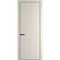 Фото межкомнатной двери эмаль Profil Doors 3PE кремовая магнолия глухая кромка чёрная