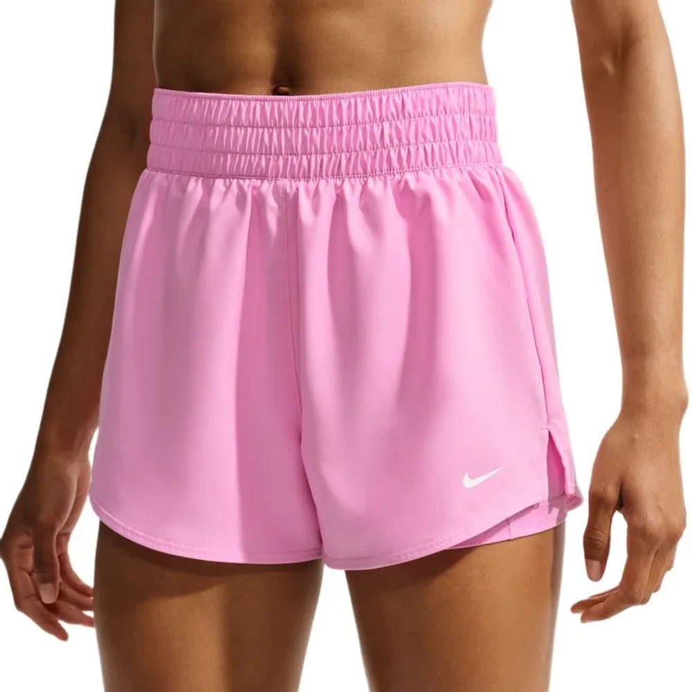 Женские теннисные шорты Nike Dri-Fit One - pink rise/white