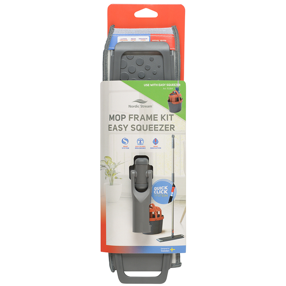 Подвижное основание для швабры easy squeezer с насадкой из микрофибры