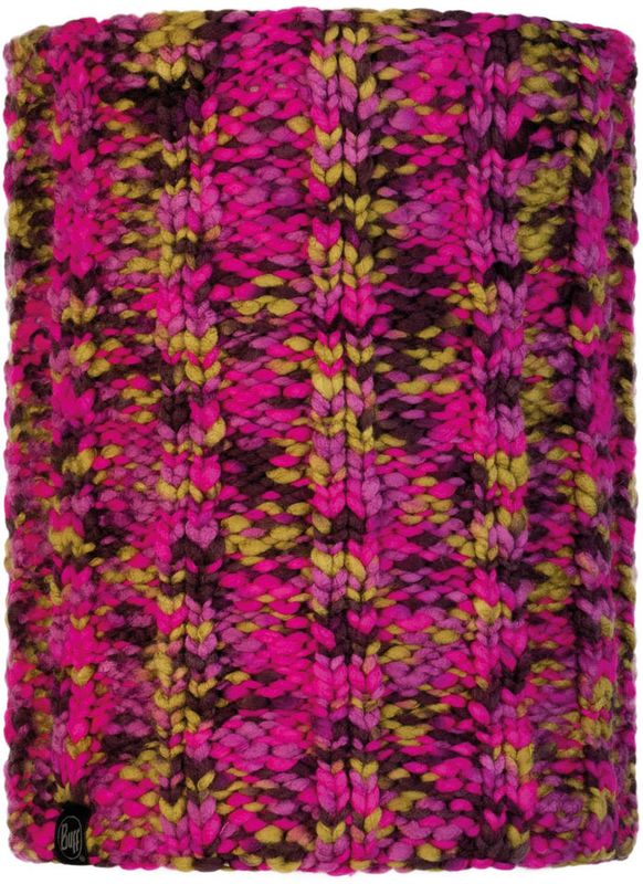 Вязаный шарф-труба с флисом Buff Neckwarmer Knitted Polar Livy Magenta Фото 1