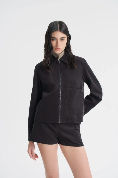 Шорты мини из вельвета