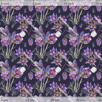 подснежники на темном фоне by Olesya Pisareva 380 DPI