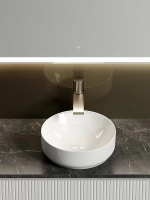 Тумба с раковиной Sancos SNOB T 100 со столешницей, белая матовый