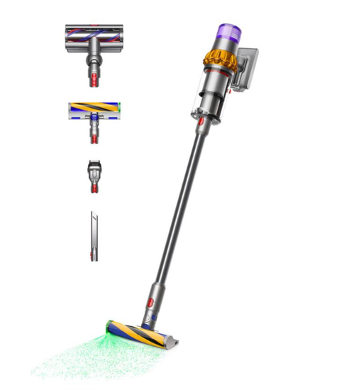 Беспроводной вертикальный пылесос Dyson V15 Detect Absolute (SV47) (Yellow/Nickel)