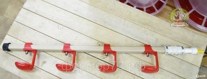 Поилка 74 см 4 ниппеля (квадратная труба)