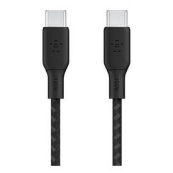Кабель Belkin Boost Charge Braided USB-C - USB-C, 2 м, нейлон, черный (CAB014bt2MBK)