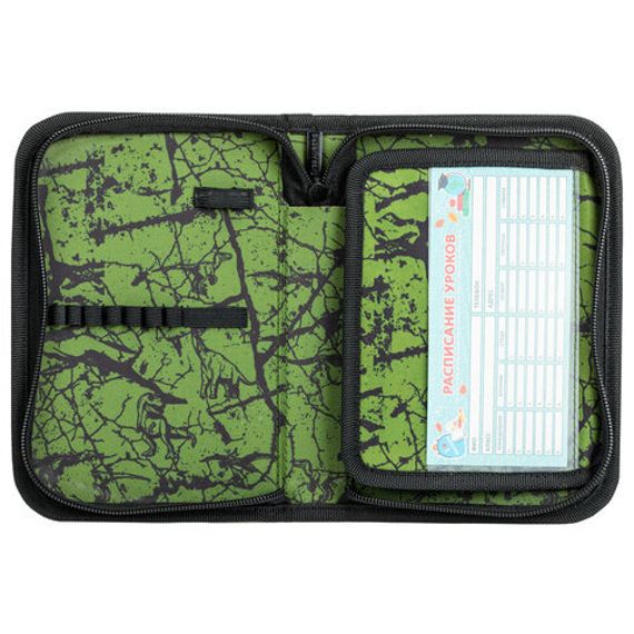 Penal \ Pencil case\ Пенал BRAUBERG, 1 отделение, 1 откидная планка,, 21х14 см, 272324