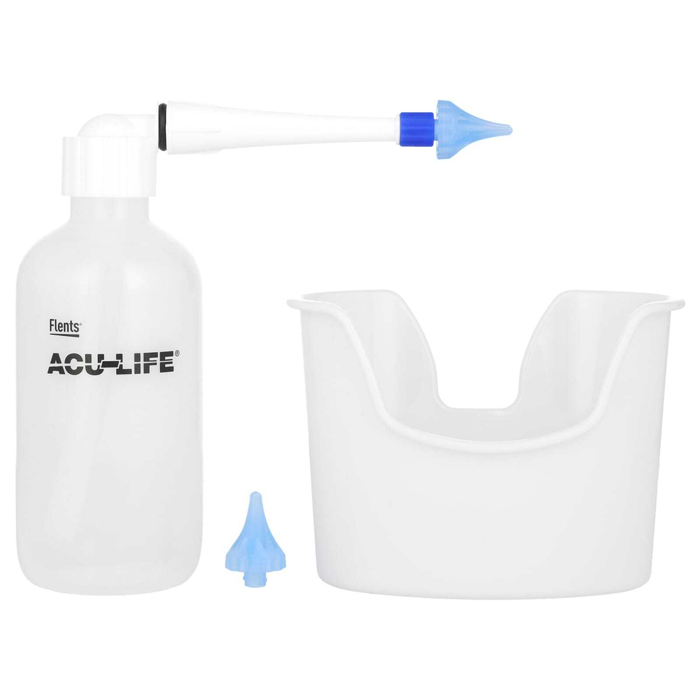 Acu-Life, семейный ирригатор для ушей, набор из 6 предметов