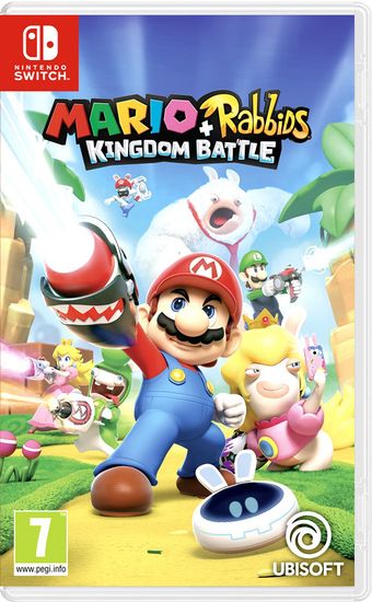 Mario + Rabbids Kingdom Battle (Nintendo Switch, Английская версия, Б/У)