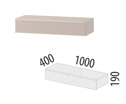 Флоренция-904 (DaVita) 904.15 Стол туалетный - консоль