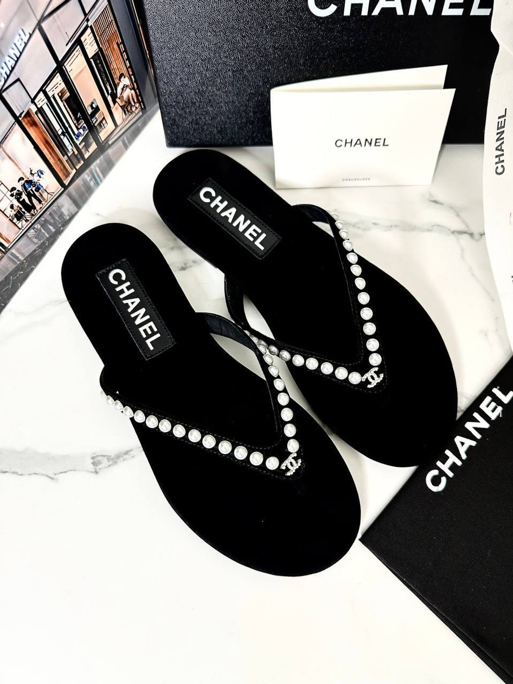 Шлепанцы Chanel