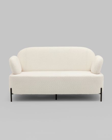 Диван Кэнди ткань букле белый