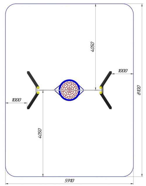 Качели деревянные Гнездо КЧL-02