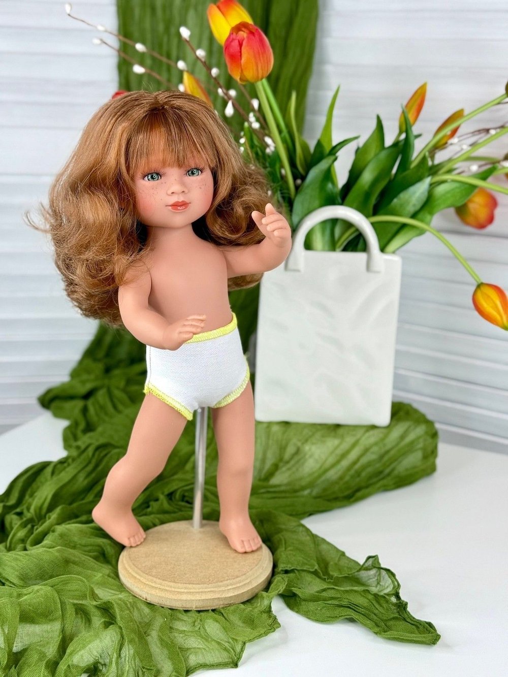 Кукла D Nenes виниловая 34см Celia без одежды (022325W)