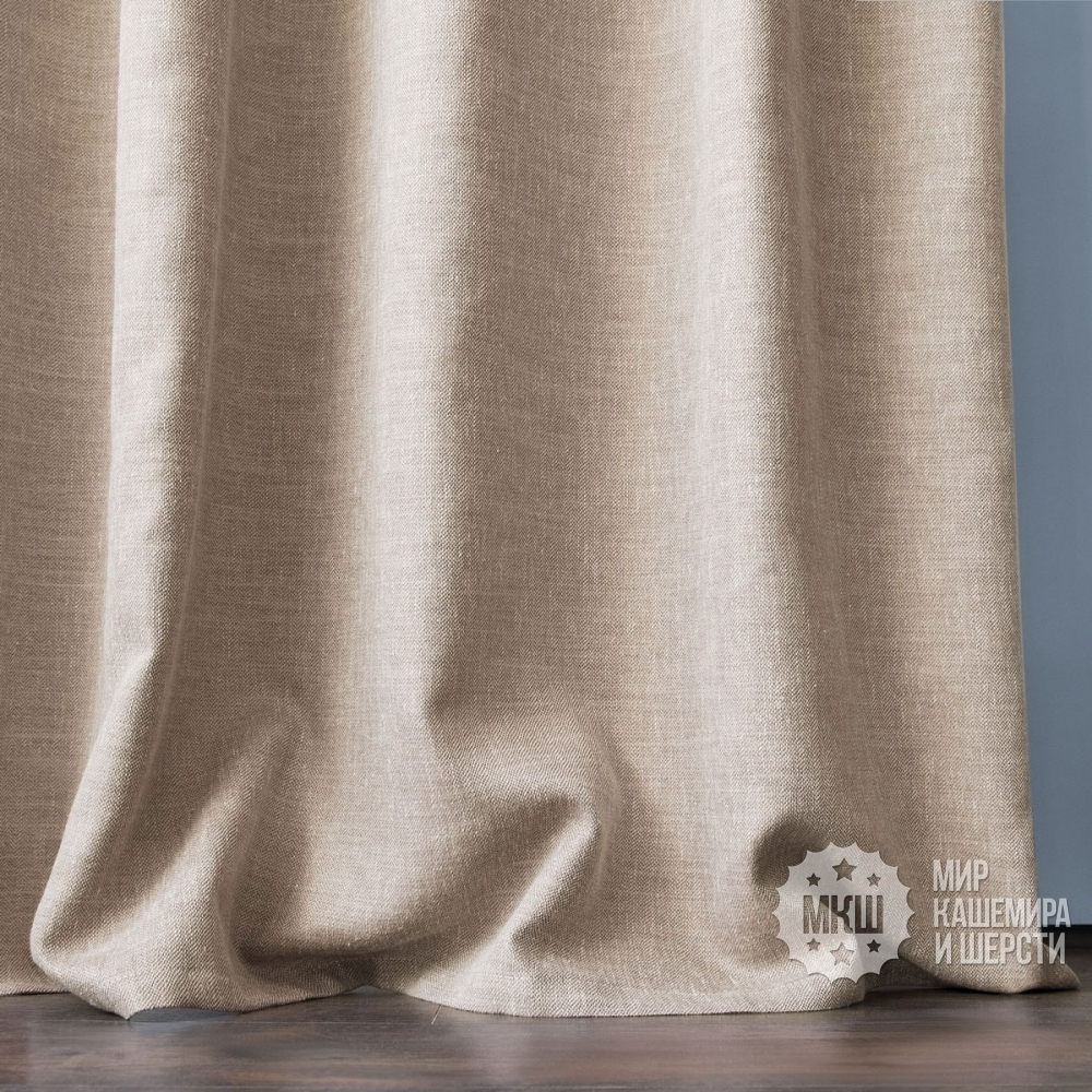 Готовые шторы для гостиной КАННИ (арт. BL01-275-03) - (140х270)х2 см. - коричневый