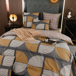 Комплект постельного белья Люкс Сатин 100% хлопок на резинке AR343