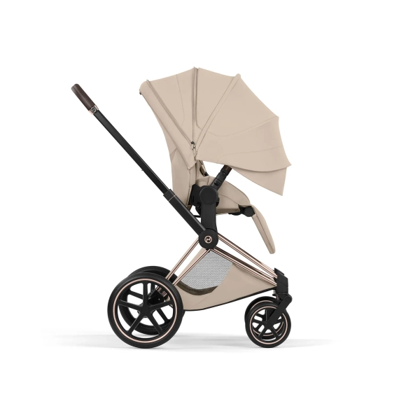 Детская коляска Cybex Priam V Style 2 в 1 Cozy Beige на шасси Rosegold