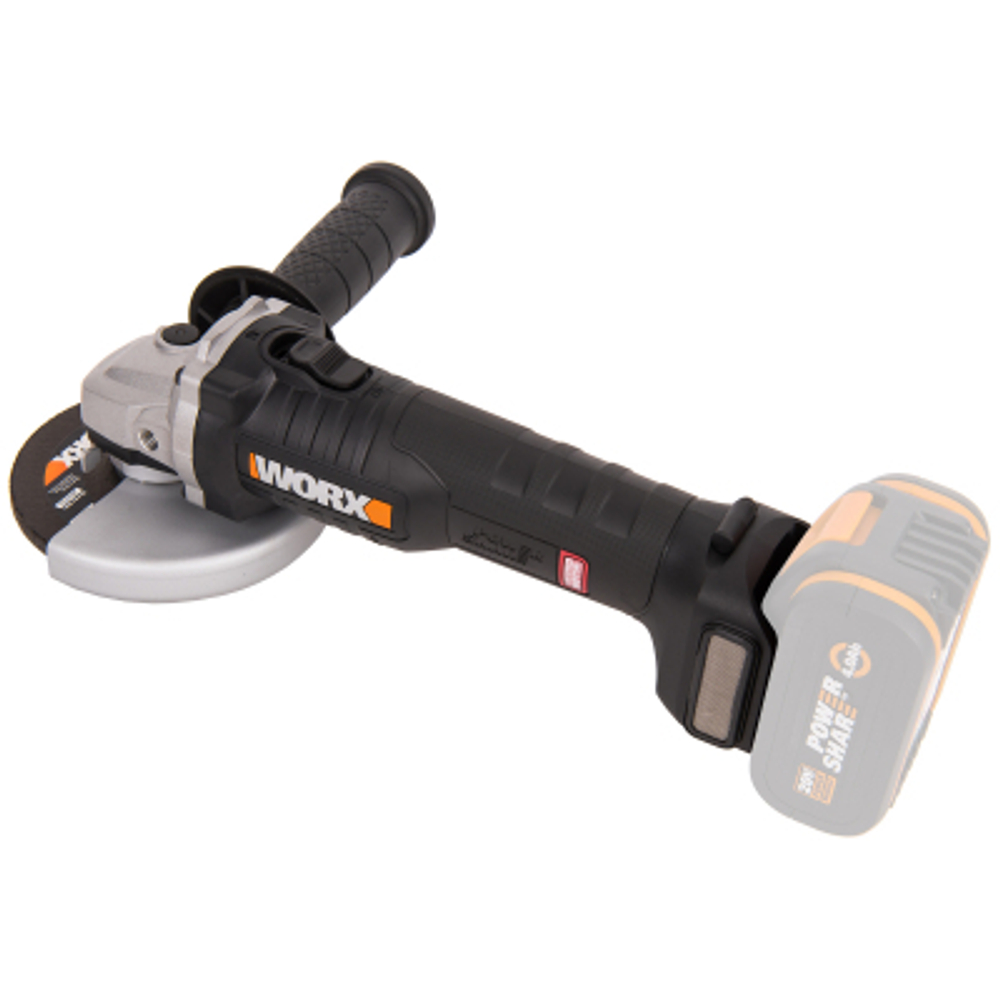 Углошлифовальная машина WORX WX812.9 (без АКБ и ЗУ)