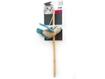 M-PETS Игрушка-дразнилка для кошек Птичка 35 см