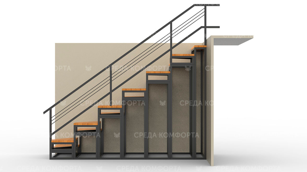 Металлическая лестница LSTN0057