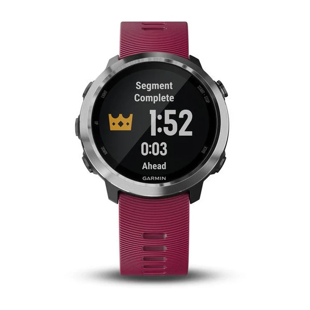 Часы для бега Garmin Forerunner 645 Music, с вишневым ремешком, 010-01863-31