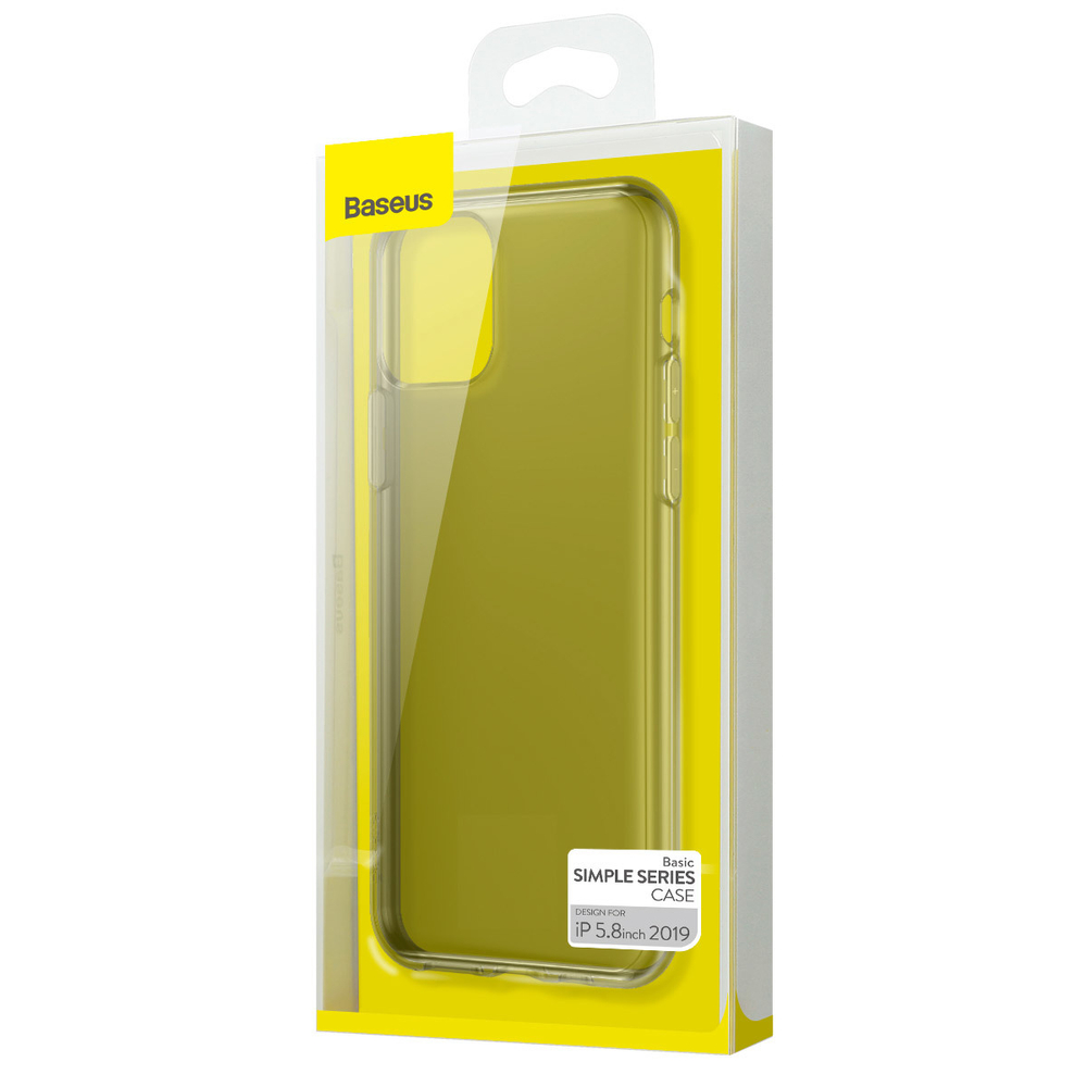 Чехол для Apple iPhone 11 Pro Baseus Simple Series Case - Transparent Black