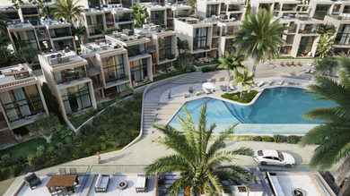 ЖК "CASA DEL MARE" Северный Кипр, район Esentepe. Расположен в элитном районе Северного Кипра, на берегу Средиземного моря, с собственной лагуной 20 минут до столицы