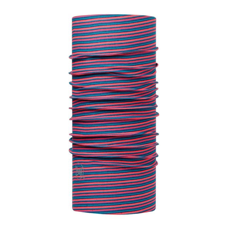 Многофункциональная бандана-труба Buff Pink Fluor Stripes Фото 1