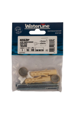 НАБОР Д/КРЕПЛЕНИЯ УНИТАЗА WATERLINE 10Х80 ЗОЛОТО