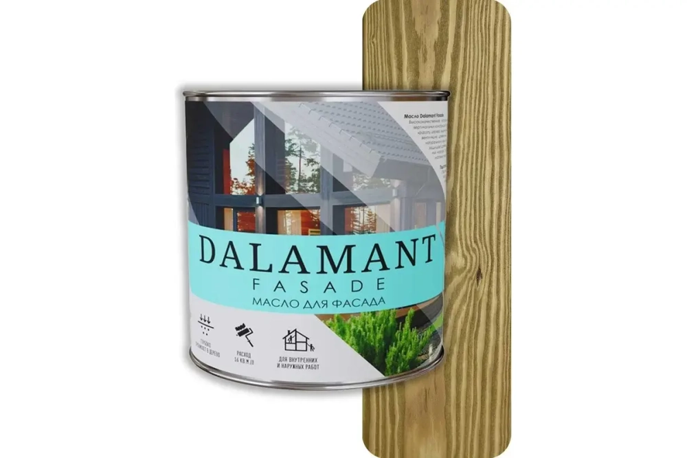 Масло для фасада Dalamant Fasade дуб