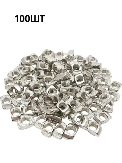 Т-гайка, М5, паз 6 мм, серия 20 - 100шт.