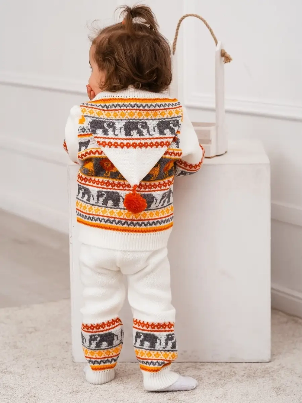 Костюм вязаный детский "Веселый зоопарк"