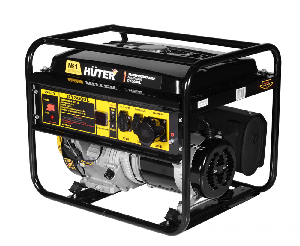 Бензиновый генератор Huter DY8000L