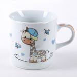 3850488 Набор детской посуды «Жирафик», 3 предмета: кружка 230 мл, миска 400 мл, тарелка 18 см