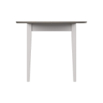 Стол обеденный раскладной «Форест» 90/125 белый воск/антрацит