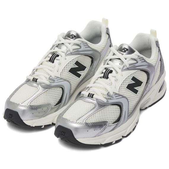 New Balance NB 530 Беговые кроссовки Низкие Серебристый / Черный Унисекс