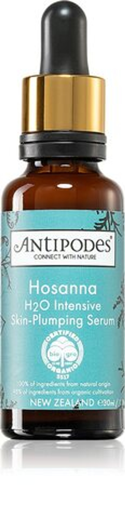 Antipodes Hosanna H₂O Intensive Skin-Plumping Serum - Интенсивно увлажняющая сыворотка для лица /   30  ml  / GTIN 9421905119719