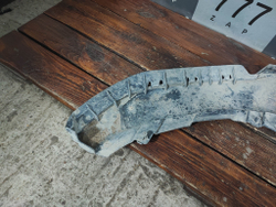 Юбка переднего бампера Volkswagen Polo 6 20-нв Б/У Оригинал 6N5805915