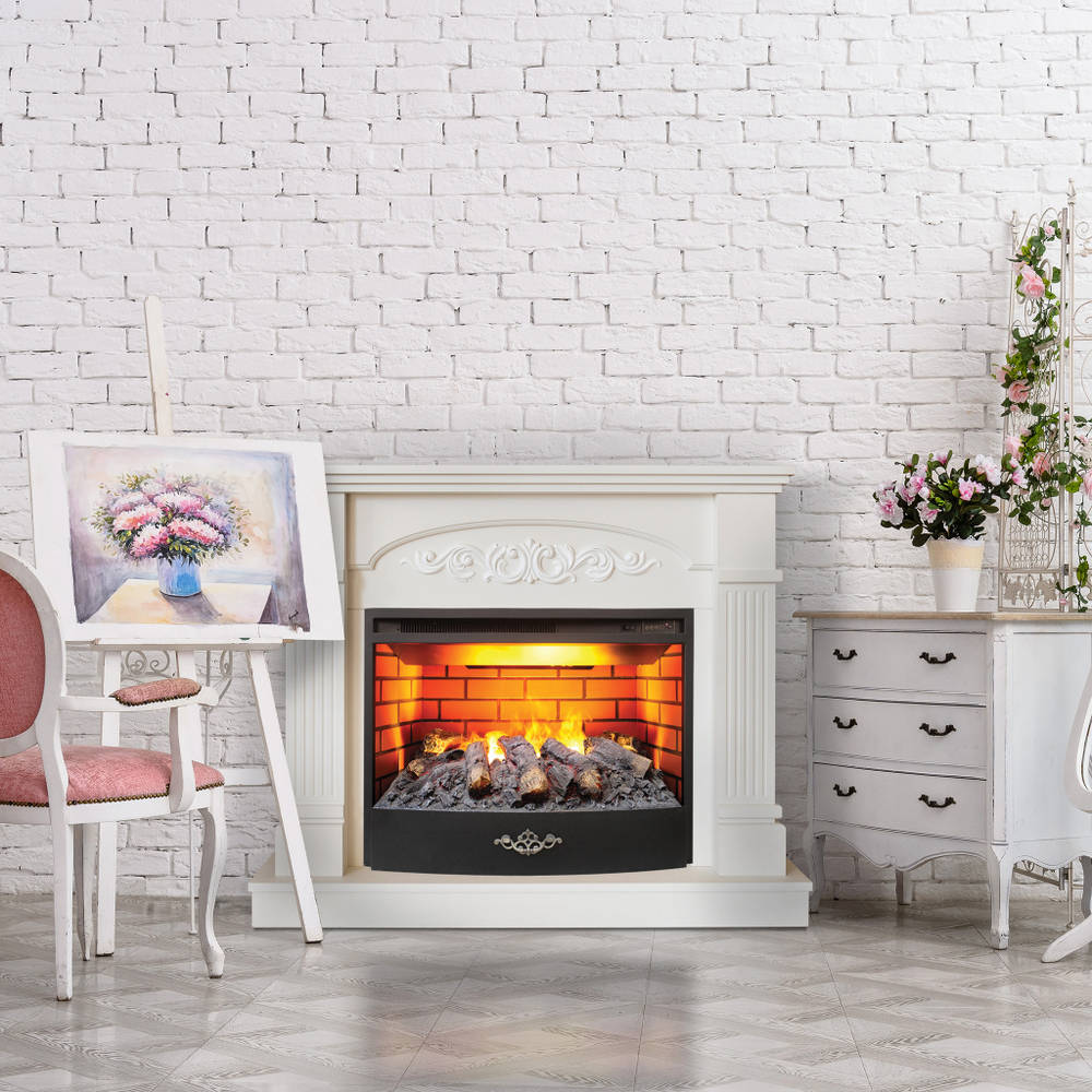 Каминокомплект Real Flame Cristina 25,5 WT с очагом 3D Firestar 25,5