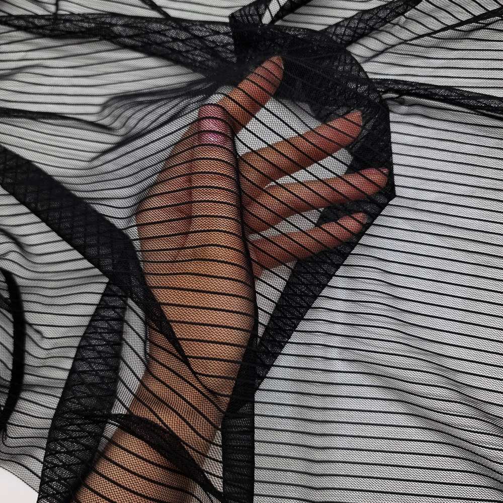 Сетка эластична ЧЕРНЫЙ ПОЛОСКА, Китай