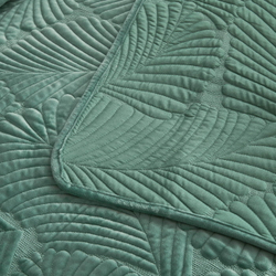 Покрывало 240х260 и 2 наволочки 50х70 Sofi De MarkO Ноэль изумруд